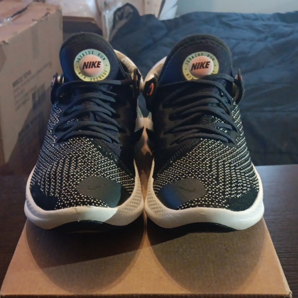 Nike Joyride Run Flyknit Rare Off Noir Mens 11 Womens 12.5 EUC - Picture 4 of 9